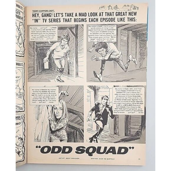 1969 MAD Magazine June No. 127 Odd Squad M665 - Picture 4 of 10